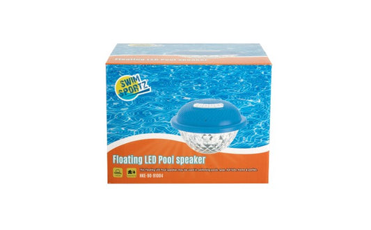 SWIMSPORTZ FLOATING SPEAKER WITH DIAMOND LIGHT SHOW