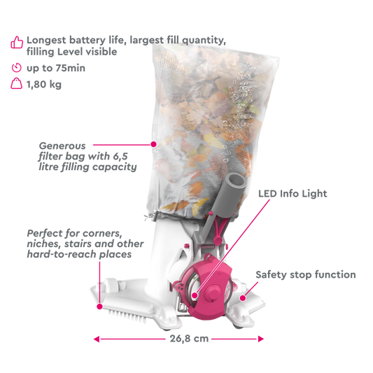 BWT Pool Vacuum Rechargeable/Cordless Cleaner BC40