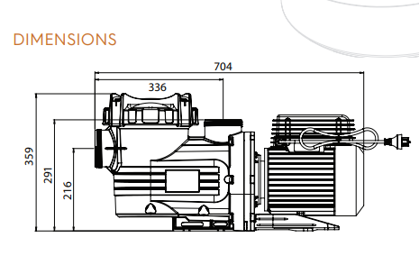 Astralpool Hurlcon XP Pumps - replaces BX 1.5HP / 2HP / 3HP