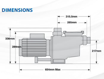 Astral/Hurlcon CTX Serious Pump 1.25HP -CTX360