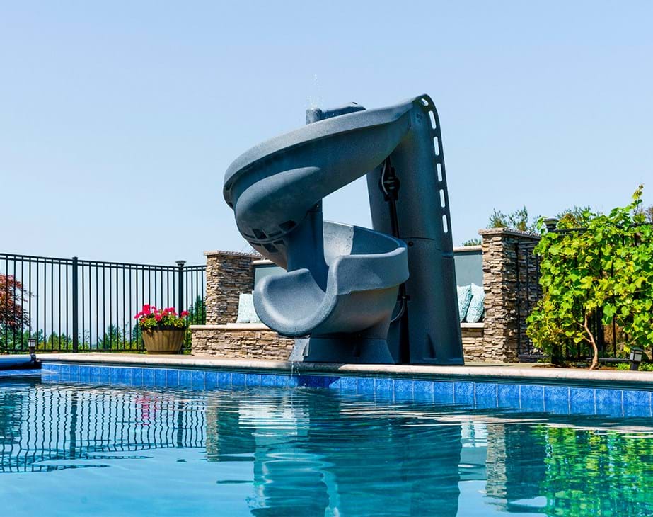 S.R.Smith HeliX Pool Slide Sandstone & Grey Granite