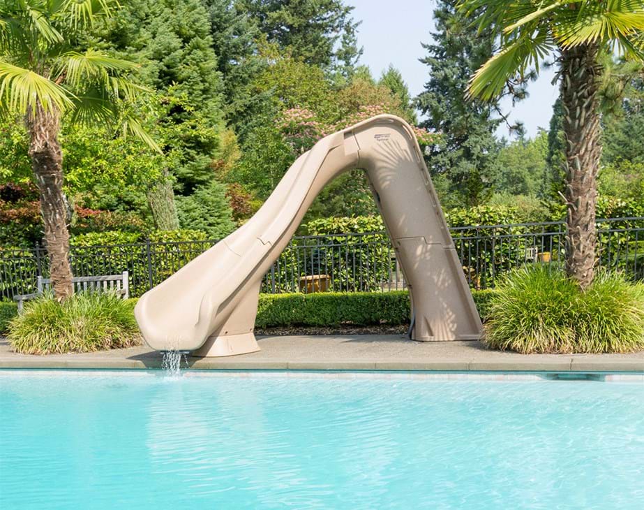 S.R. Smith Typhoon Pool Slide Sandstone & Grey Granite