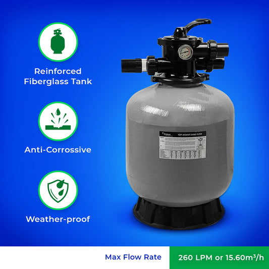Emaux V Series Fibreglass Sand Filter