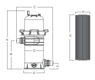 Emaux Galaxy Single-Element Cartridge Filter