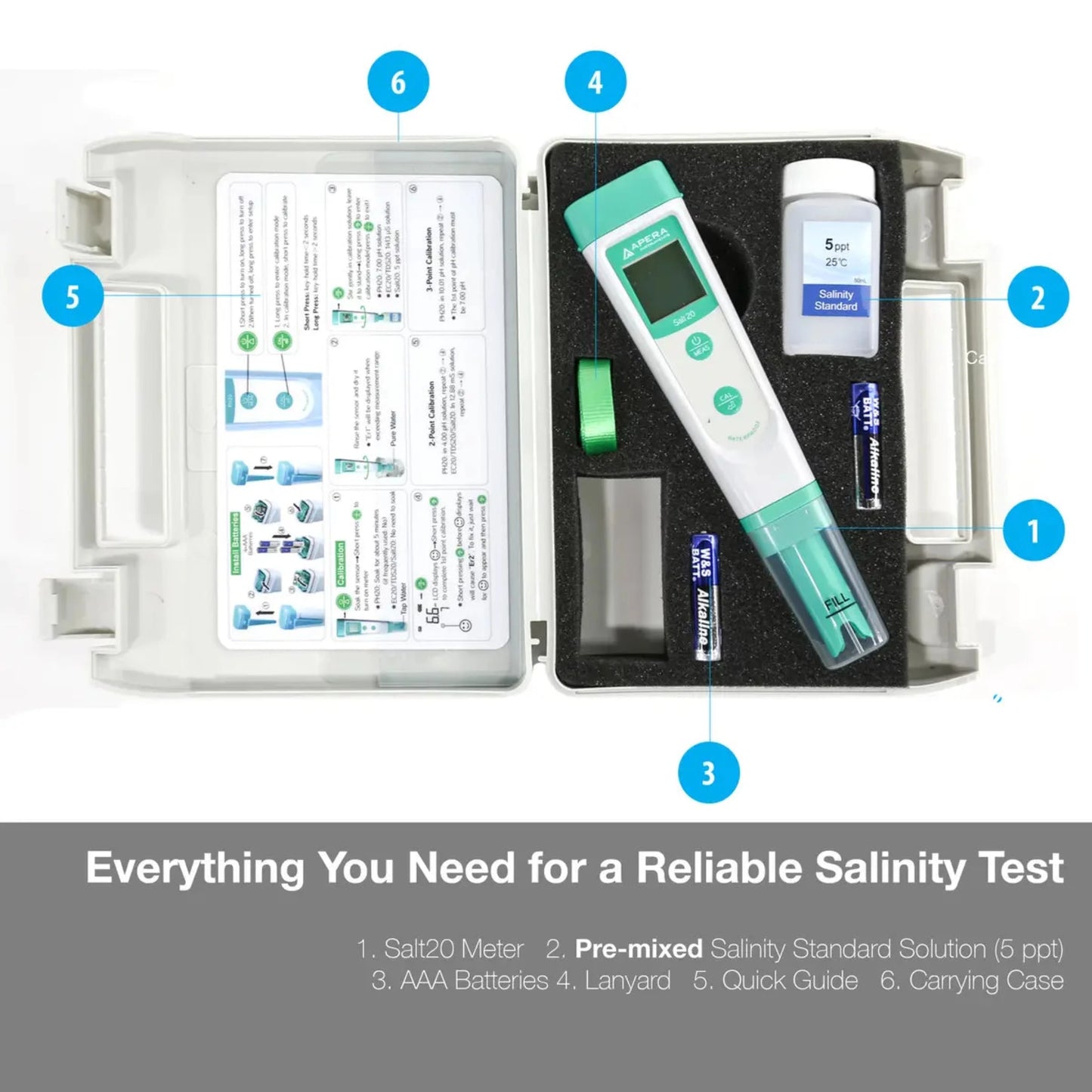 APERA Salinity Test Meter