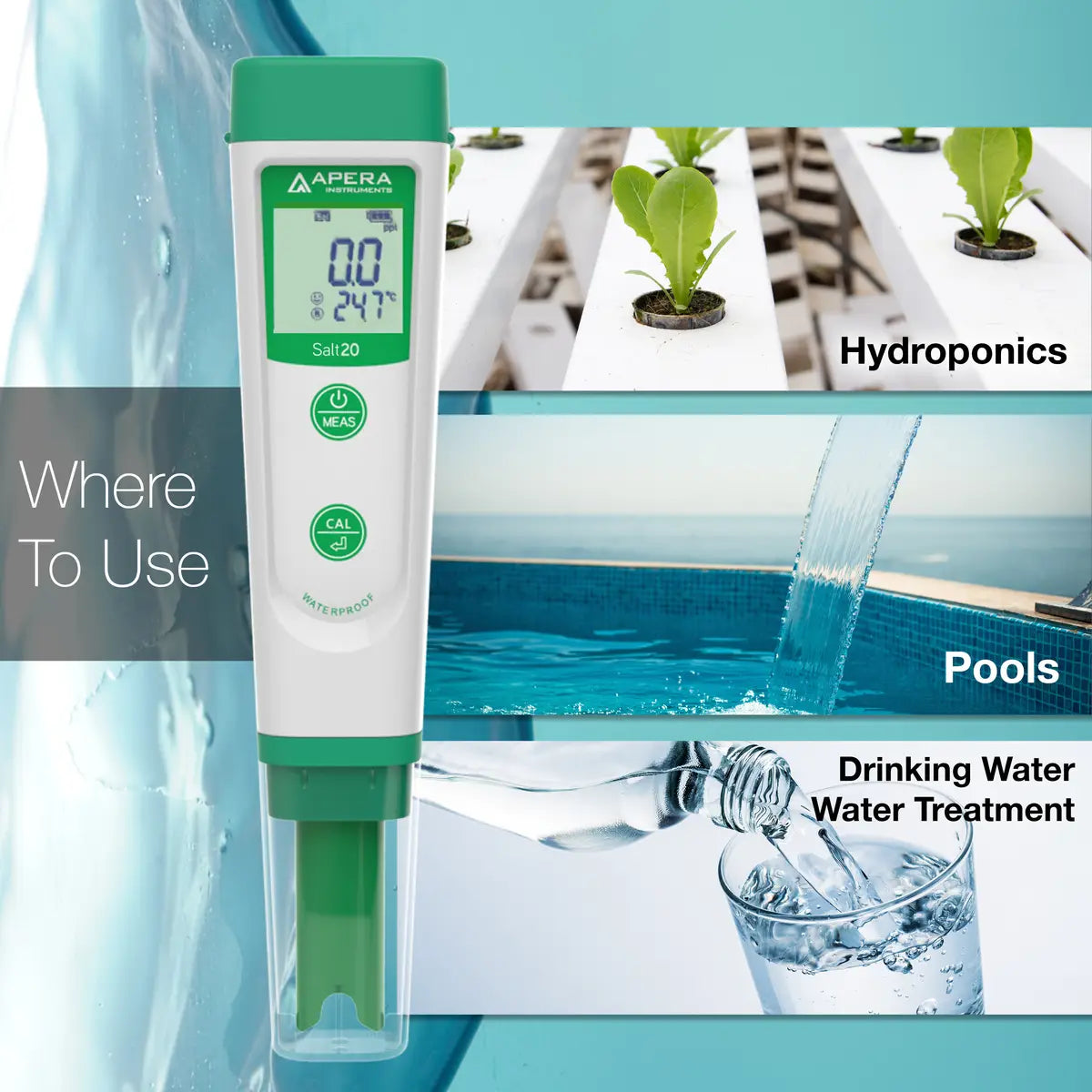 APERA Salinity Test Meter