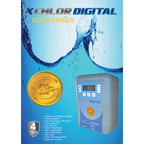 Kawana K-Chlor Digital RT 20T Saltwater Gold Series Chlorinator - Self Cleaning