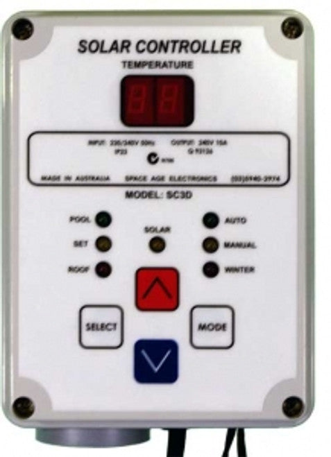 SOLAR POOL HEATING CONTROLLER SC3D – Zephyr Pool Supplies