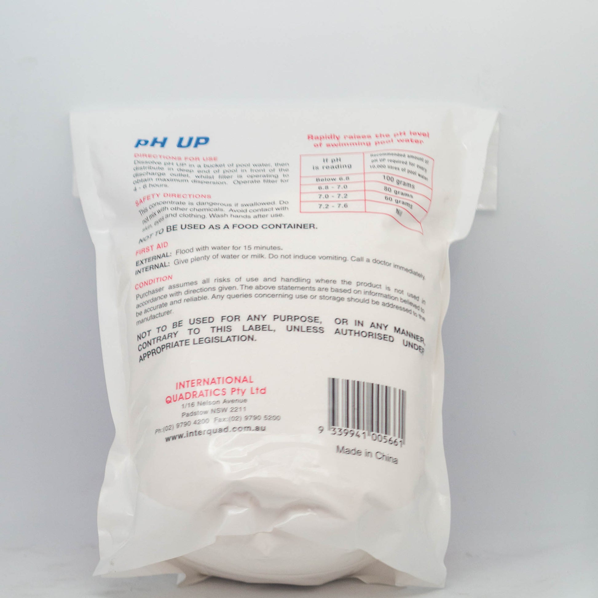 PH Up-soda ash