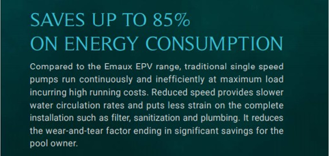 Emaux E-Power Variable Speed Pump